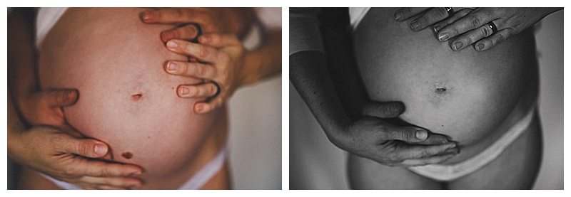 True lifestyle in home maternity session Orange County Photographer Madeleine JL